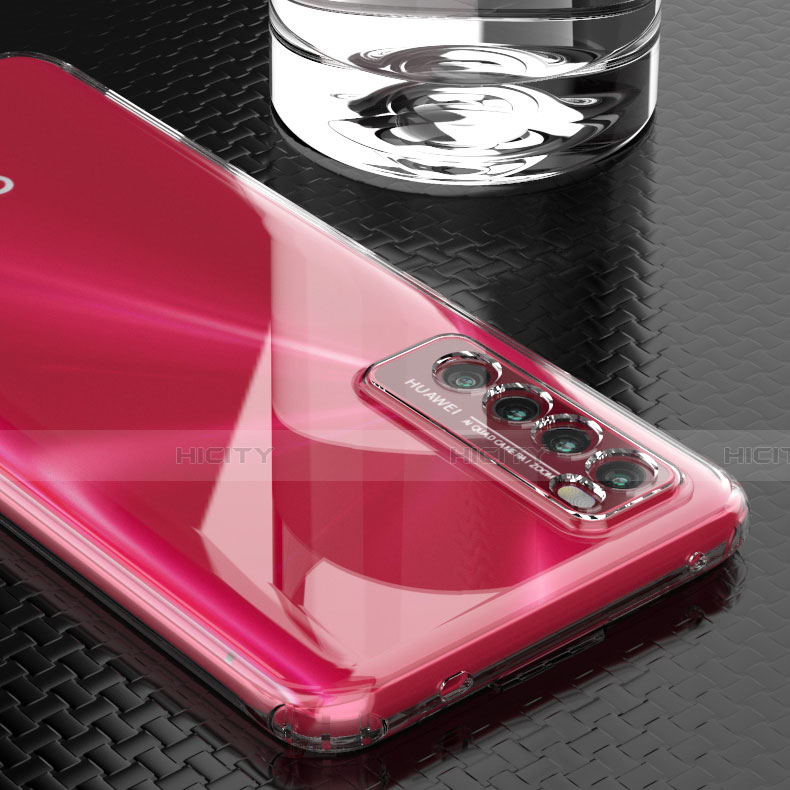 Custodia Silicone Trasparente Ultra Slim Morbida per Huawei Nova 7 5G Chiaro