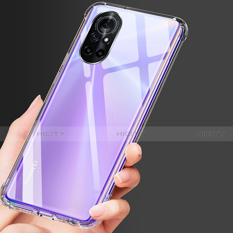 Custodia Silicone Trasparente Ultra Slim Morbida per Huawei Nova 8 Pro 5G Chiaro