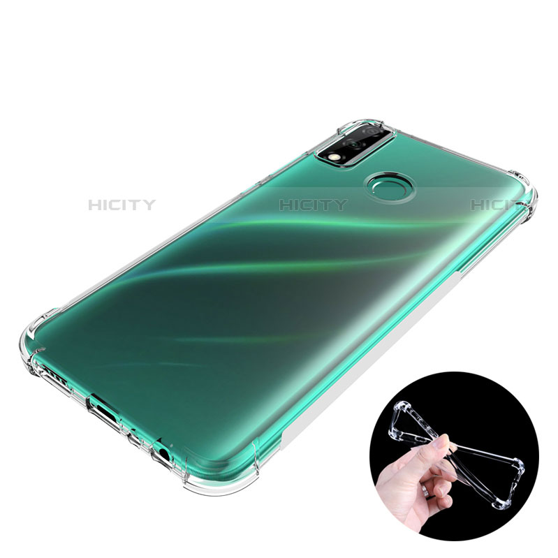 Custodia Silicone Trasparente Ultra Slim Morbida per Huawei Y8s Chiaro