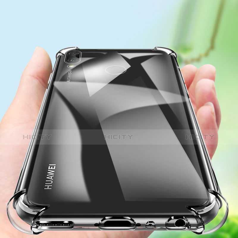 Custodia Silicone Trasparente Ultra Slim Morbida per Huawei Y9 (2019) Chiaro