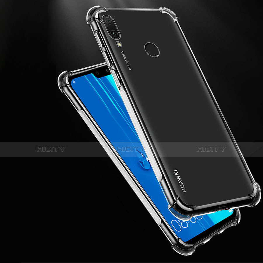 Custodia Silicone Trasparente Ultra Slim Morbida per Huawei Y9 (2019) Chiaro