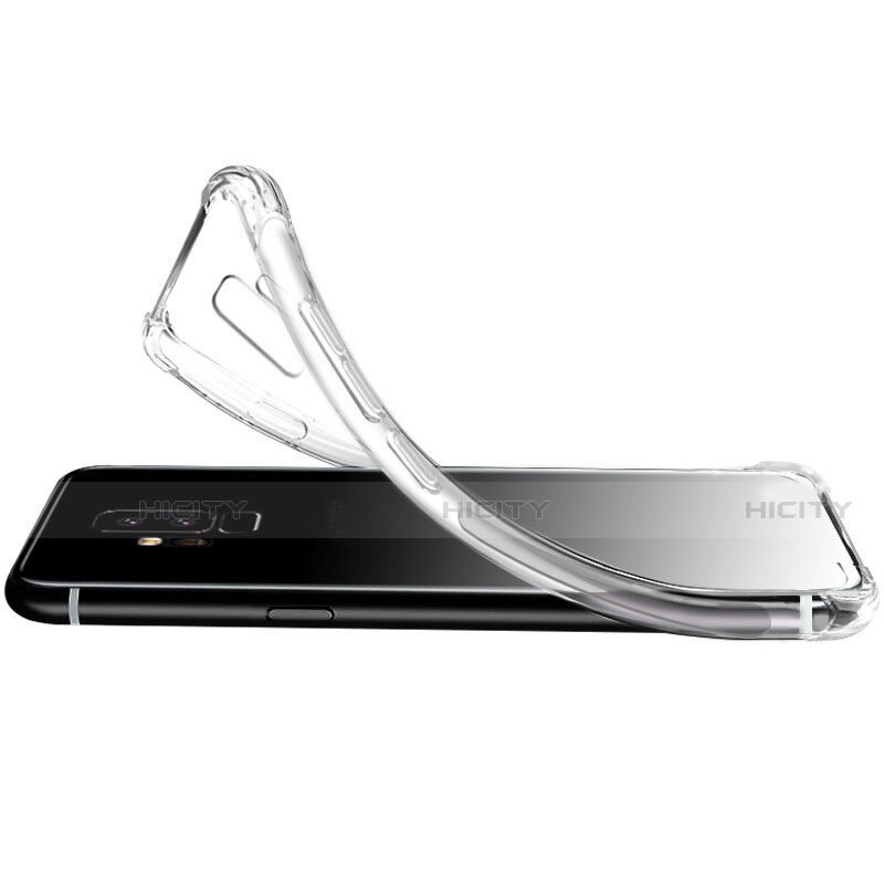 Custodia Silicone Trasparente Ultra Slim Morbida per LG G7 Chiaro