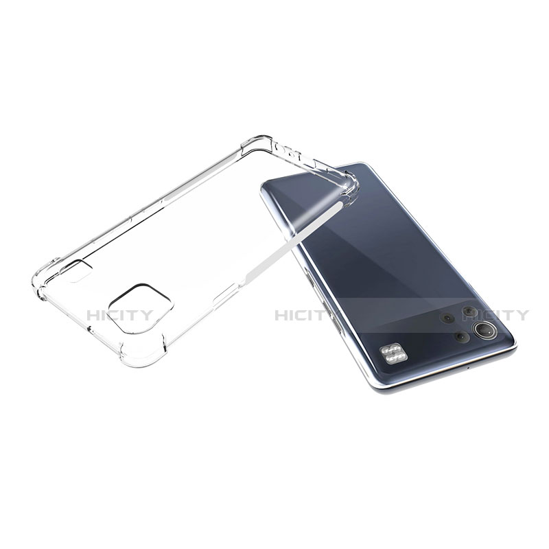Custodia Silicone Trasparente Ultra Slim Morbida per LG K92 5G Chiaro