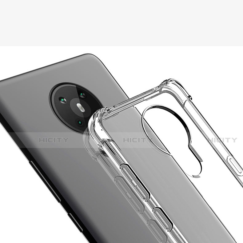 Custodia Silicone Trasparente Ultra Slim Morbida per Nokia 5.3 Chiaro