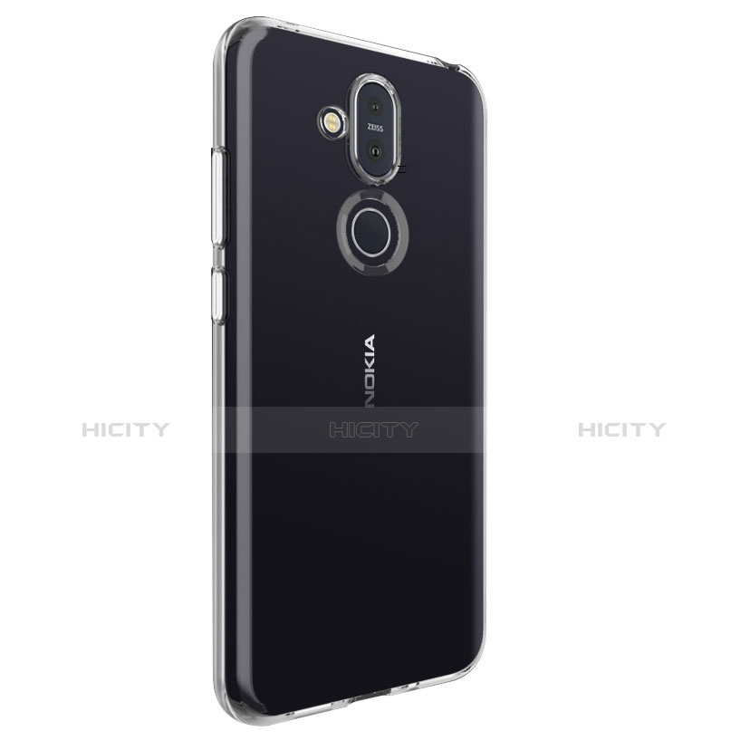 Custodia Silicone Trasparente Ultra Slim Morbida per Nokia X7 Chiaro