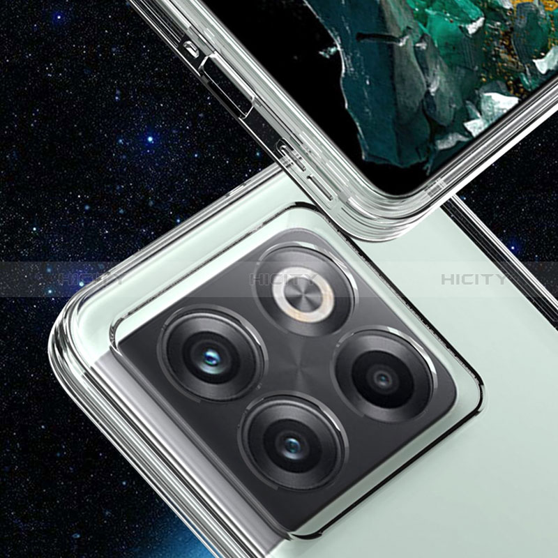 Custodia Silicone Trasparente Ultra Slim Morbida per OnePlus 10T 5G Chiaro