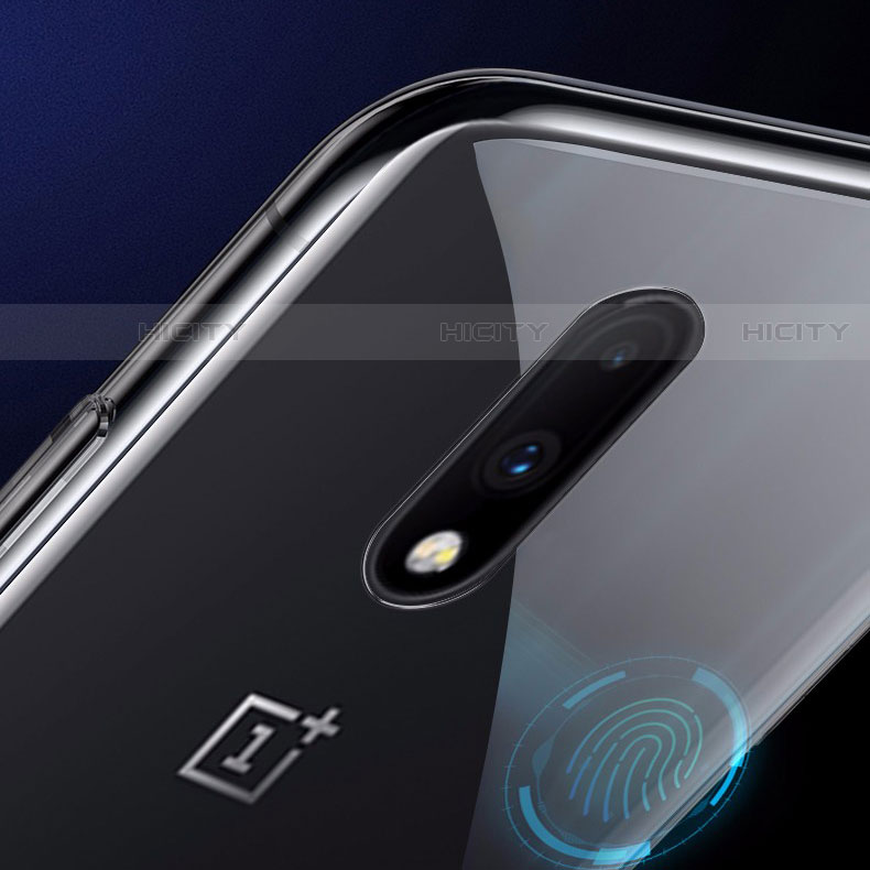 Custodia Silicone Trasparente Ultra Slim Morbida per OnePlus 7 Chiaro