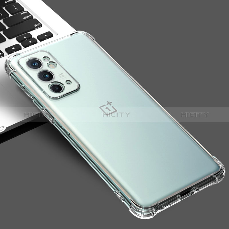 Custodia Silicone Trasparente Ultra Slim Morbida per OnePlus 9RT 5G Chiaro