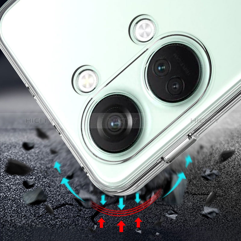 Custodia Silicone Trasparente Ultra Slim Morbida per OnePlus Ace 2V 5G Chiaro