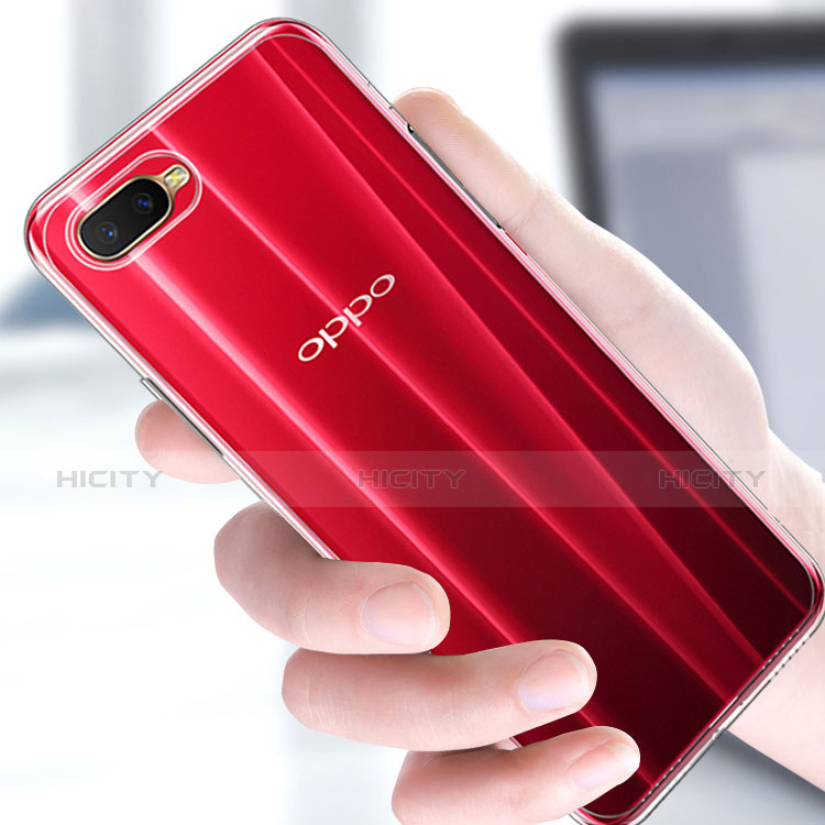 Custodia Silicone Trasparente Ultra Slim Morbida per Oppo K1 Chiaro