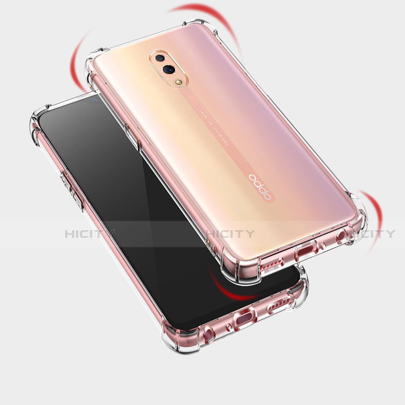 Custodia Silicone Trasparente Ultra Slim Morbida per Oppo Reno Chiaro