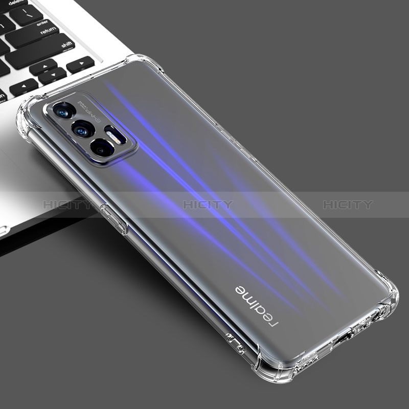 Custodia Silicone Trasparente Ultra Slim Morbida per Realme X7 Max 5G Chiaro