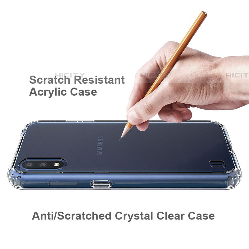Custodia Silicone Trasparente Ultra Slim Morbida per Samsung Galaxy A01 SM-A015 Chiaro