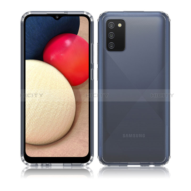 Custodia Silicone Trasparente Ultra Slim Morbida per Samsung Galaxy A02s Chiaro