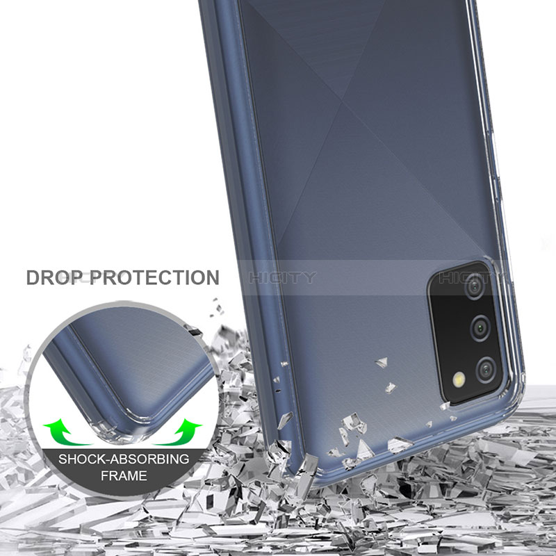 Custodia Silicone Trasparente Ultra Slim Morbida per Samsung Galaxy A02s Chiaro