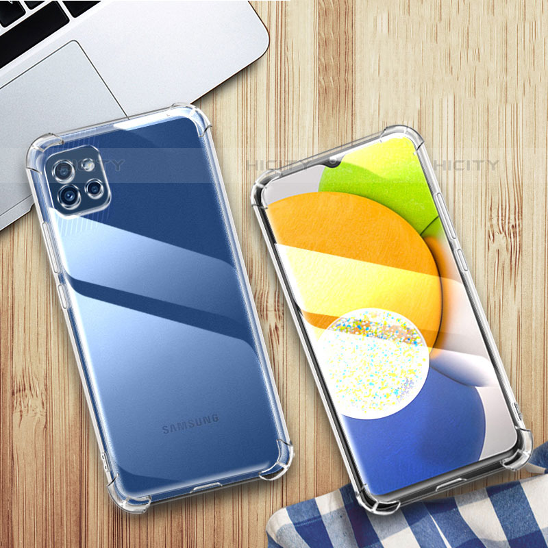 Custodia Silicone Trasparente Ultra Slim Morbida per Samsung Galaxy A03 Chiaro