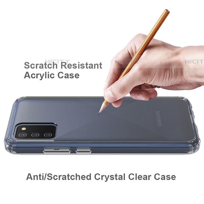Custodia Silicone Trasparente Ultra Slim Morbida per Samsung Galaxy A03s Chiaro