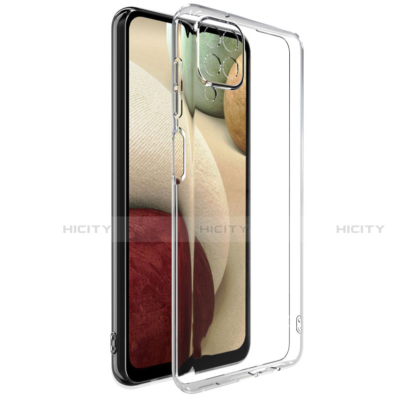 Custodia Silicone Trasparente Ultra Slim Morbida per Samsung Galaxy A12 Chiaro