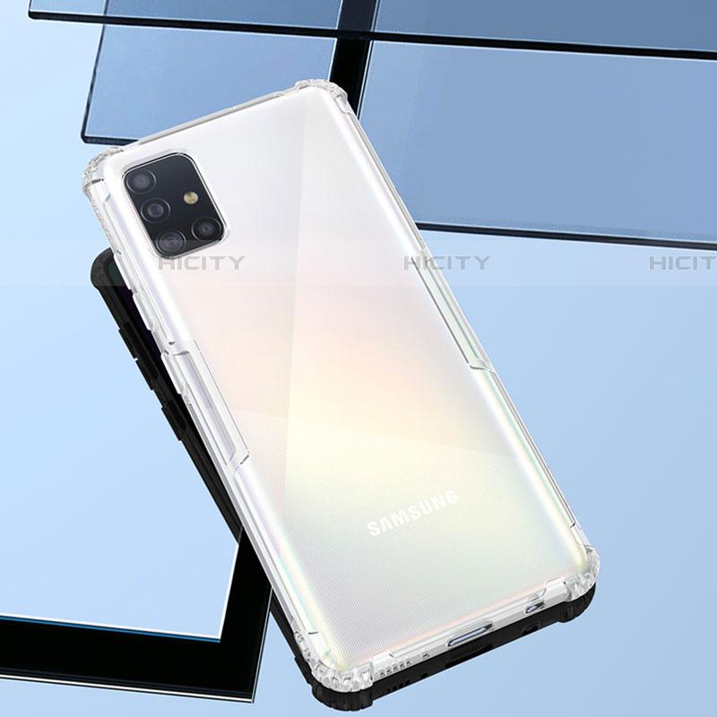 Custodia Silicone Trasparente Ultra Slim Morbida per Samsung Galaxy A51 5G Chiaro