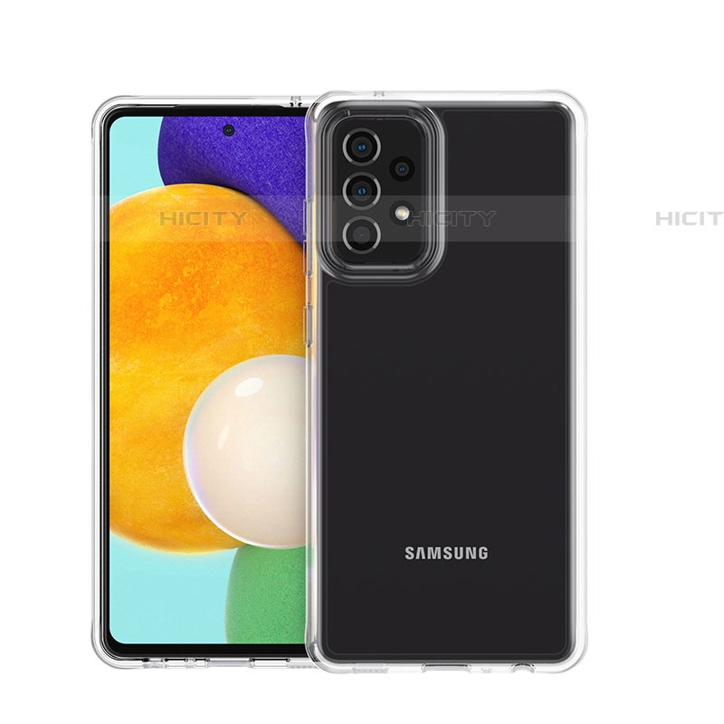 Custodia Silicone Trasparente Ultra Slim Morbida per Samsung Galaxy A52 4G Chiaro