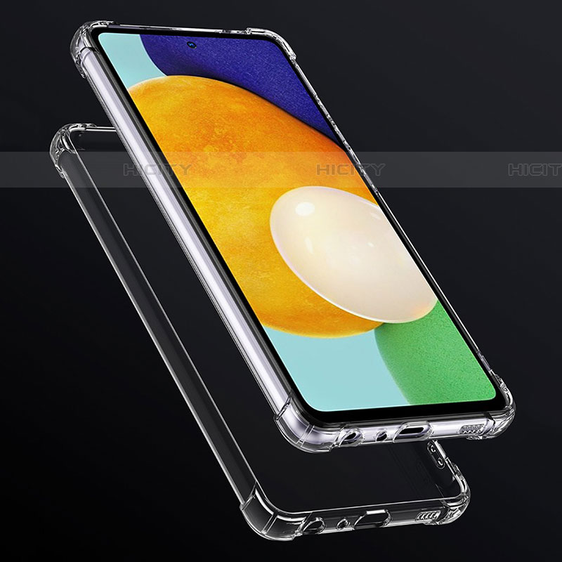 Custodia Silicone Trasparente Ultra Slim Morbida per Samsung Galaxy A52 4G Chiaro