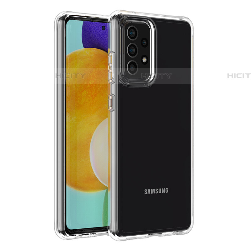 Custodia Silicone Trasparente Ultra Slim Morbida per Samsung Galaxy A72 4G Chiaro