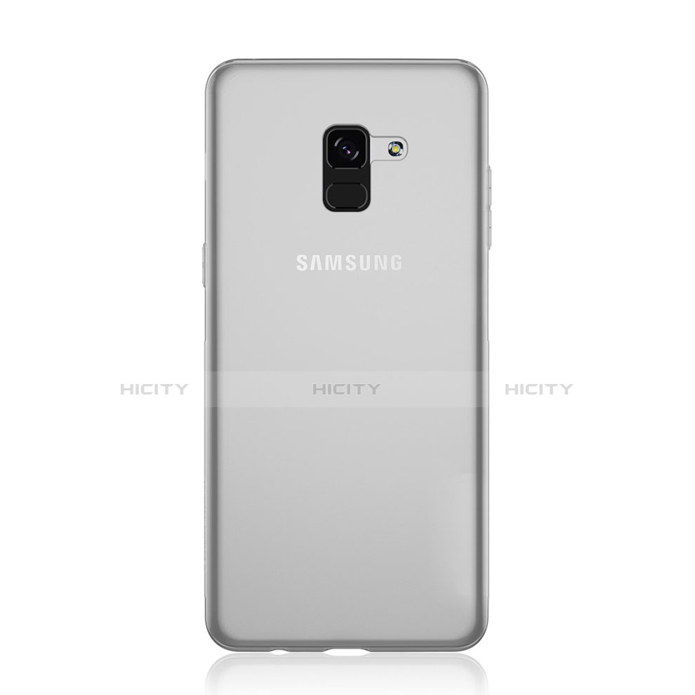 Custodia Silicone Trasparente Ultra Slim Morbida per Samsung Galaxy A8 (2018) A530F Chiaro