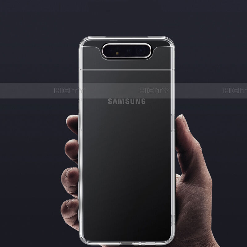 Custodia Silicone Trasparente Ultra Slim Morbida per Samsung Galaxy A90 4G Chiaro