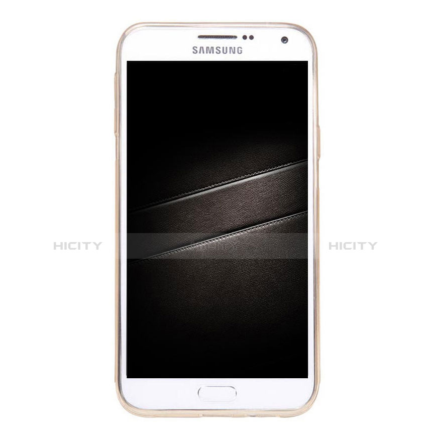 Custodia Silicone Trasparente Ultra Slim Morbida per Samsung Galaxy E7 SM-E700 E7000 Oro