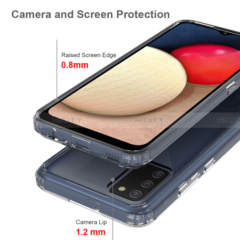 Custodia Silicone Trasparente Ultra Slim Morbida per Samsung Galaxy F02S SM-E025F Chiaro
