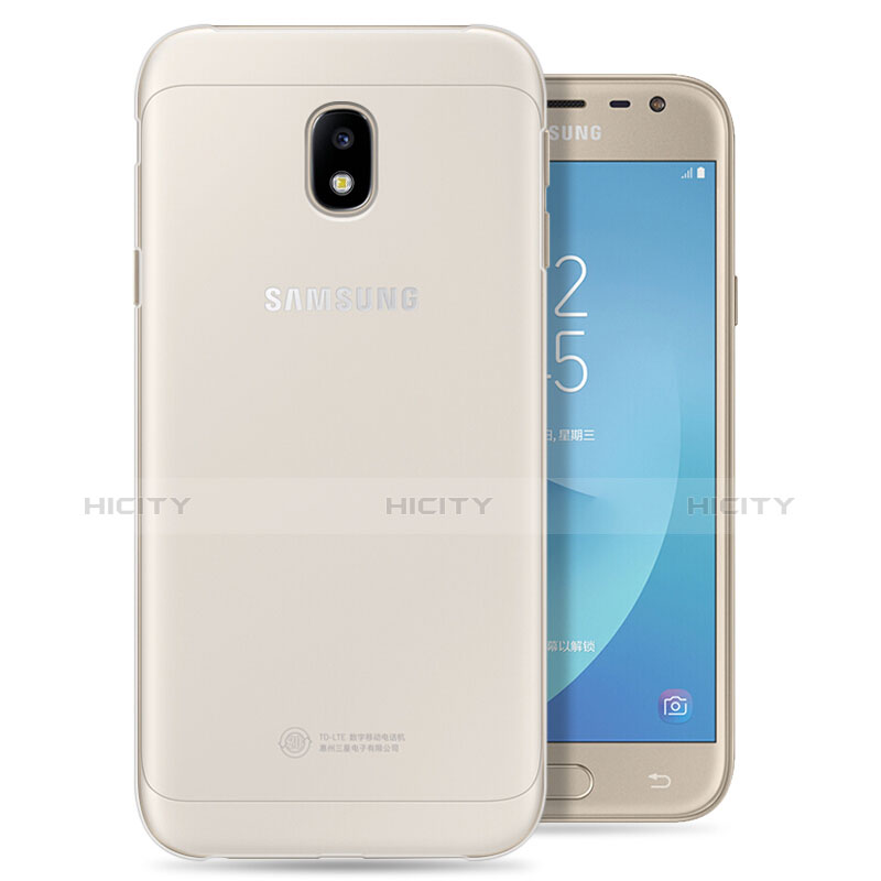 Custodia Silicone Trasparente Ultra Slim Morbida per Samsung Galaxy J3 (2017) J330F DS Chiaro