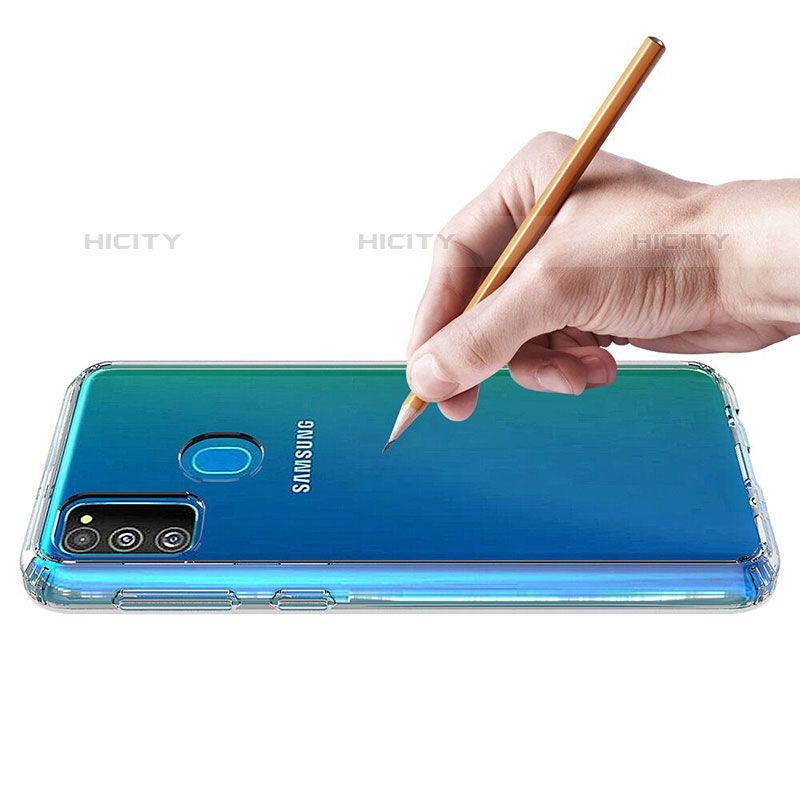 Custodia Silicone Trasparente Ultra Slim Morbida per Samsung Galaxy M21 (2021) Chiaro