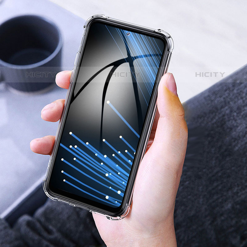 Custodia Silicone Trasparente Ultra Slim Morbida per Samsung Galaxy M53 5G Chiaro