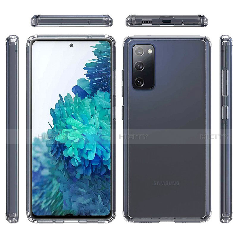 Custodia Silicone Trasparente Ultra Slim Morbida per Samsung Galaxy S20 FE 2022 5G Chiaro