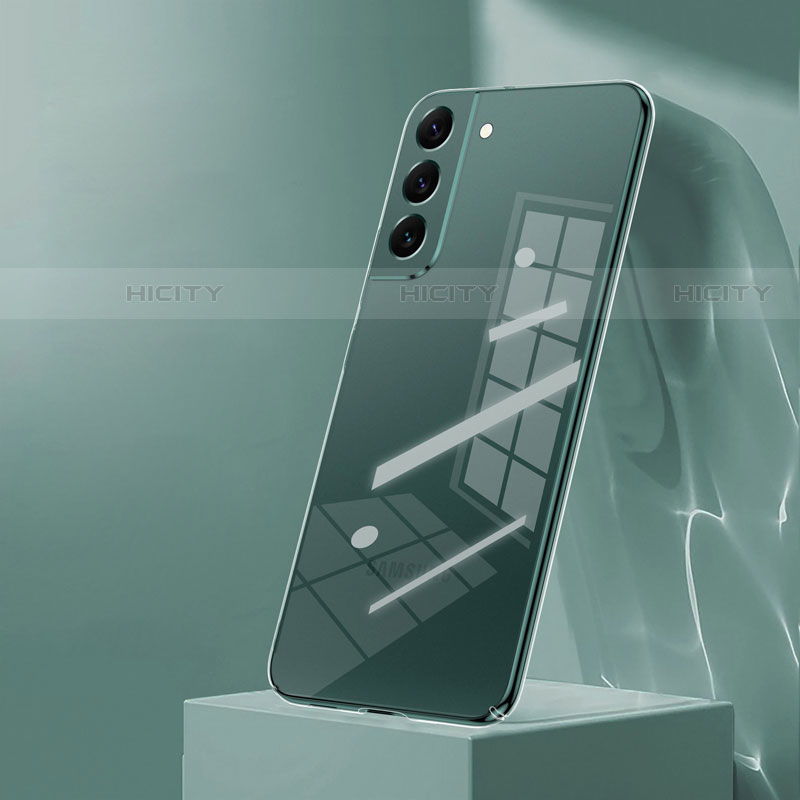 Custodia Silicone Trasparente Ultra Slim Morbida per Samsung Galaxy S22 Plus 5G Chiaro