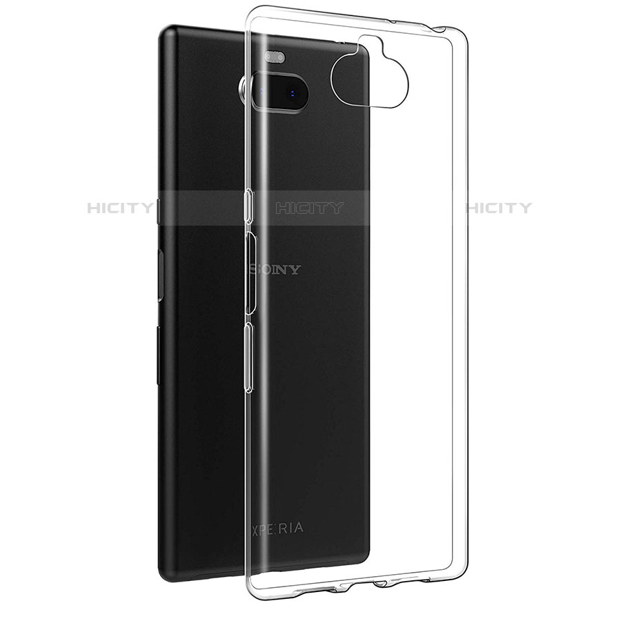 Custodia Silicone Trasparente Ultra Slim Morbida per Sony Xperia 10 Chiaro