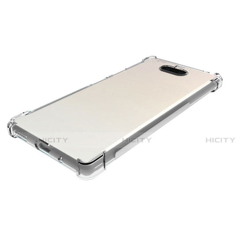 Custodia Silicone Trasparente Ultra Slim Morbida per Sony Xperia 8 Lite Chiaro