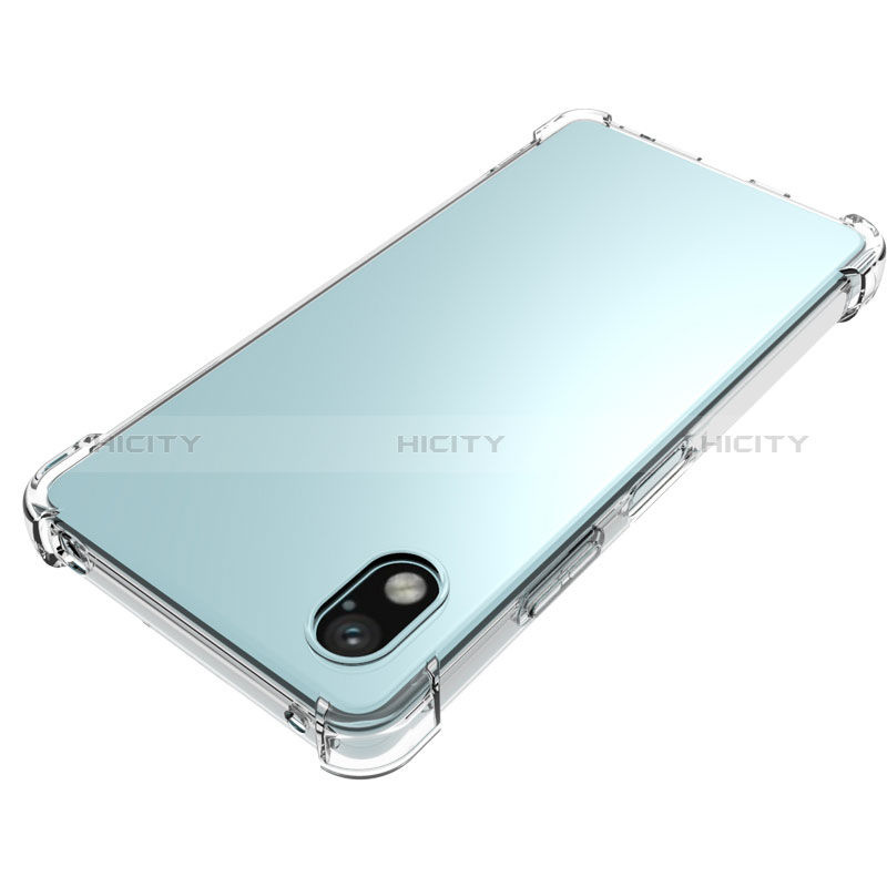 Custodia Silicone Trasparente Ultra Slim Morbida per Sony Xperia Ace III SOG08 Chiaro