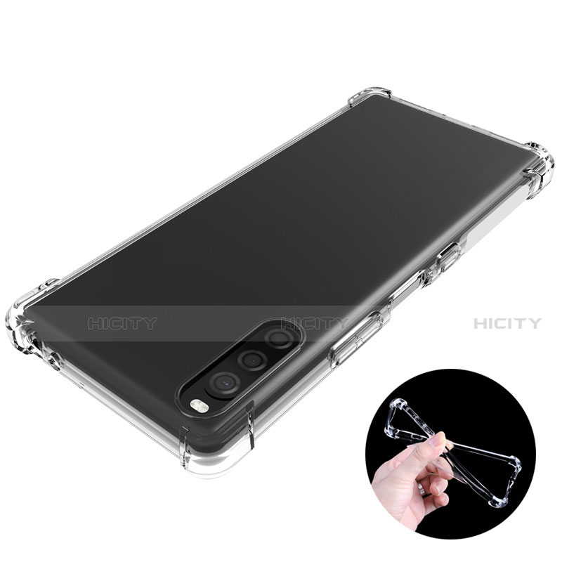 Custodia Silicone Trasparente Ultra Slim Morbida per Sony Xperia L4 Chiaro