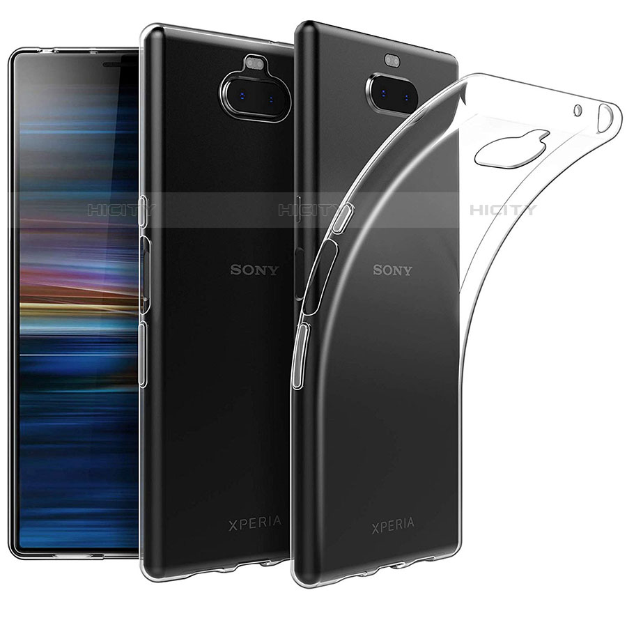 Custodia Silicone Trasparente Ultra Slim Morbida per Sony Xperia XA3 Chiaro