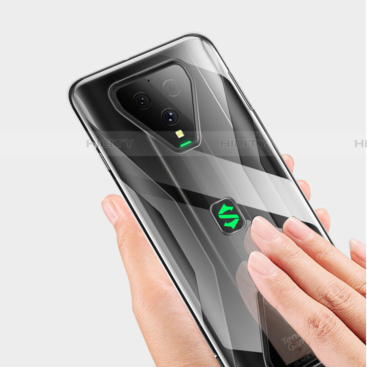 Custodia Silicone Trasparente Ultra Slim Morbida per Xiaomi Black Shark 3 Pro Chiaro