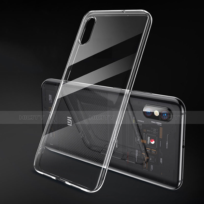 Custodia Silicone Trasparente Ultra Slim Morbida per Xiaomi Mi 8 Pro Global Version Chiaro