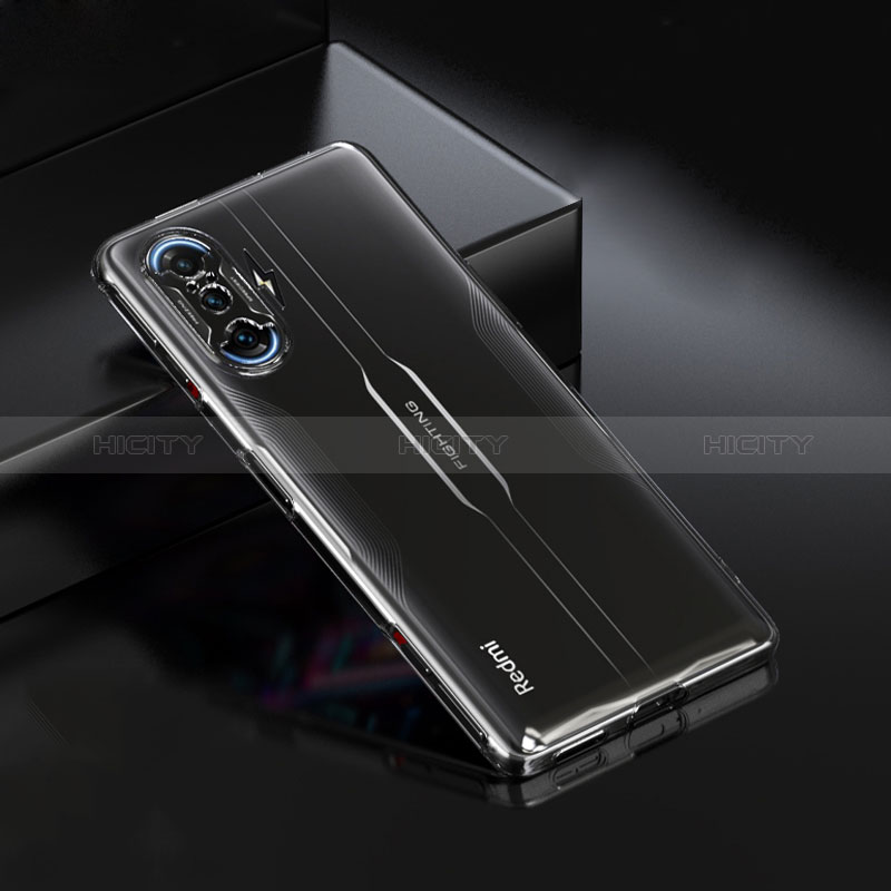 Custodia Silicone Trasparente Ultra Slim Morbida per Xiaomi Poco F3 GT 5G Chiaro
