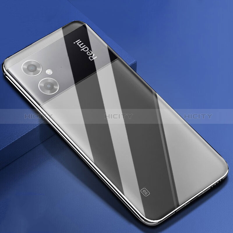 Custodia Silicone Trasparente Ultra Slim Morbida per Xiaomi Poco M4 5G Chiaro