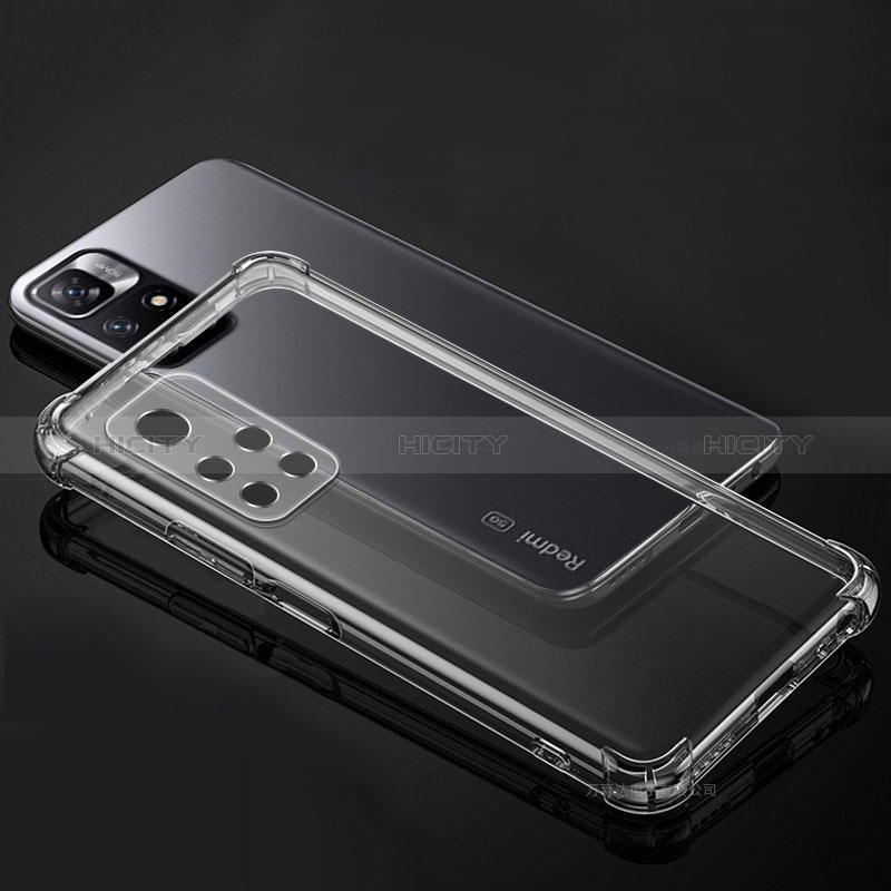 Custodia Silicone Trasparente Ultra Slim Morbida per Xiaomi Poco M4 Pro 5G Chiaro