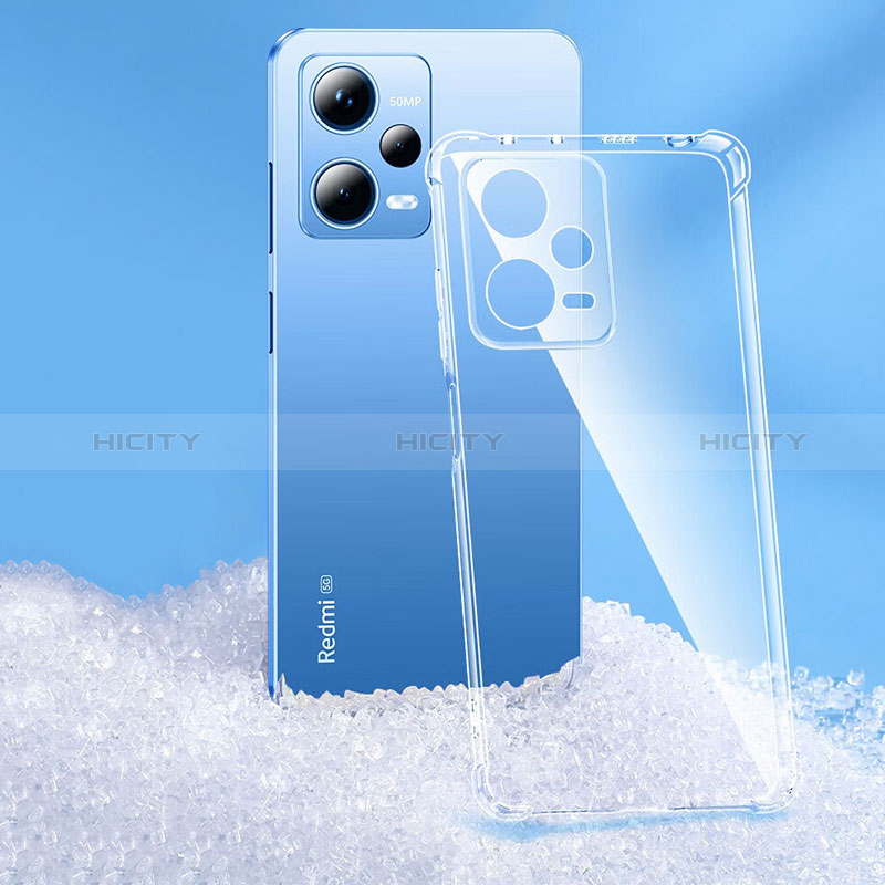 Custodia Silicone Trasparente Ultra Slim Morbida per Xiaomi Poco X5 5G Chiaro