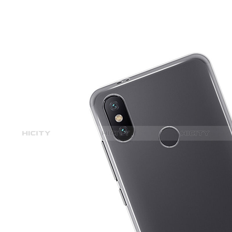 Custodia Silicone Trasparente Ultra Slim Morbida per Xiaomi Redmi 6 Pro Chiaro