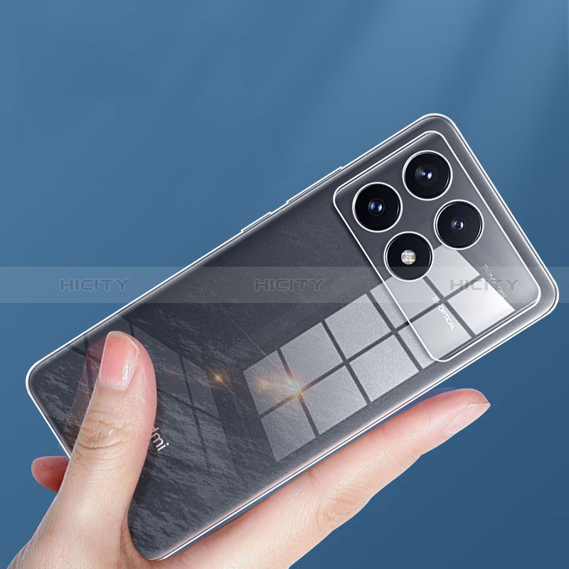 Custodia Silicone Trasparente Ultra Slim Morbida per Xiaomi Redmi K70 Pro 5G Chiaro