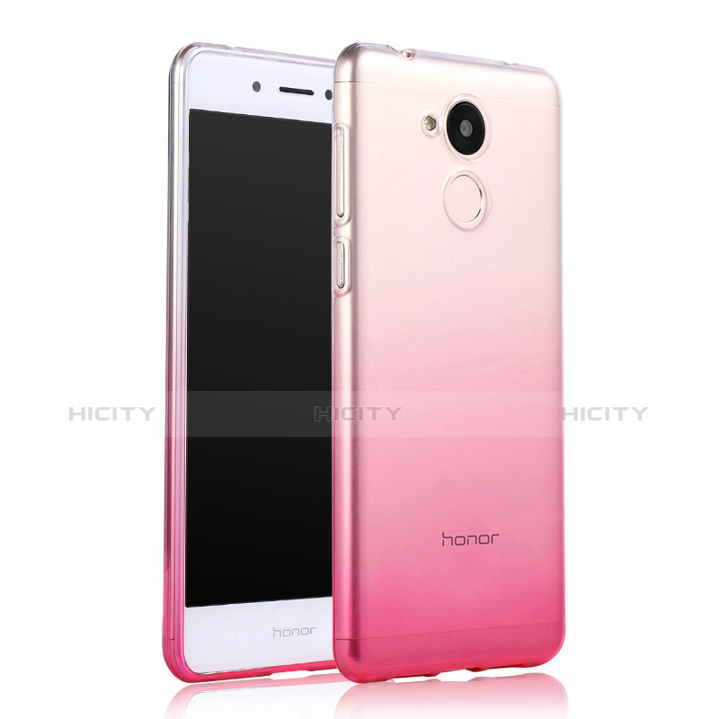 Custodia Silicone Trasparente Ultra Slim Morbida Sfumato per Huawei Honor 6A Rosa