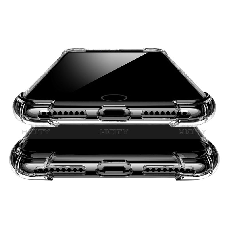 Custodia Silicone Trasparente Ultra Slim Morbida T02 per Apple iPhone X Chiaro